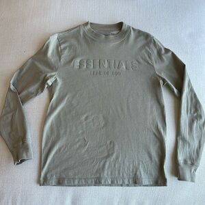 Fear of God Essentials | Kids Long Sleeve Pistachio Medium